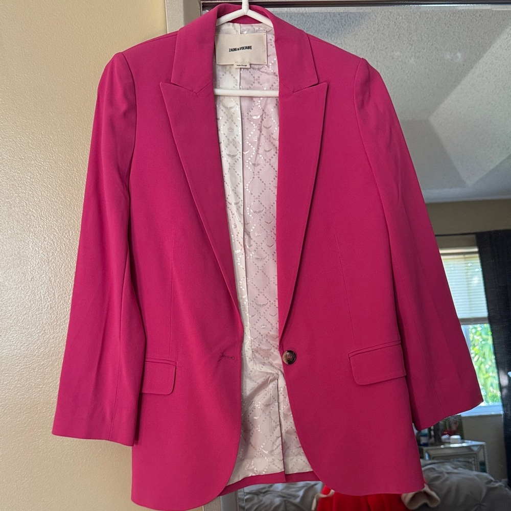 Zadig & Voltaire Pink Blazer